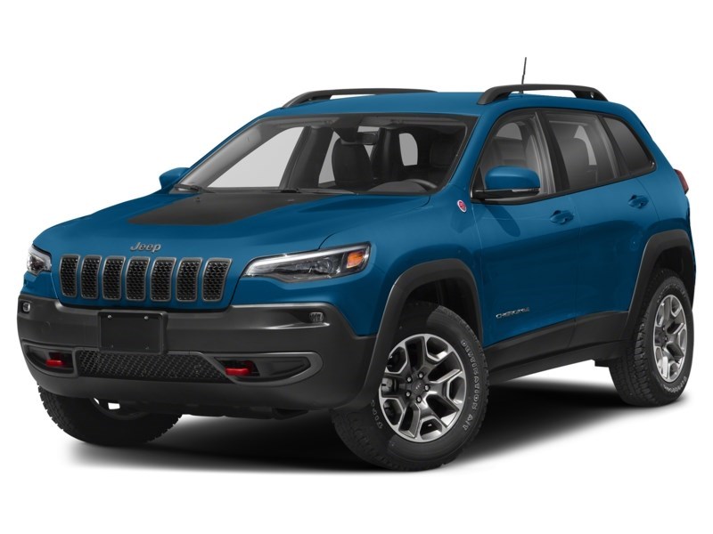 2022 Jeep Cherokee Trailhawk Elite 4x4 Hydro Blue Pearl  Shot 8