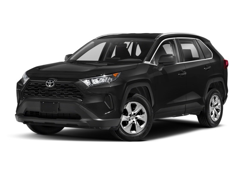 2020 Toyota RAV4 LE AWD Midnight Black Metallic  Shot 4