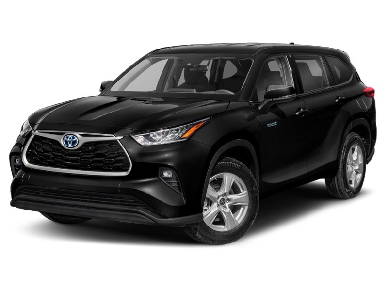 2022 Toyota Highlander Hybrid Hybrid XLE AWD Midnight Black Metallic  Shot 4