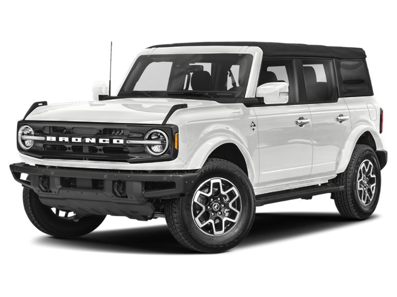 2022 Ford Bronco Outer Banks | 4X4 | 2.3L |LUX PKG |HARD TP|LEATHER Oxford White  Shot 4