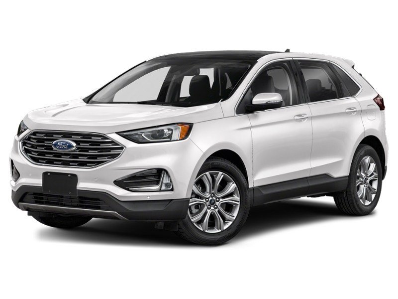 2022 Ford Edge Titanium AWD Star White Metallic Tri-Coat  Shot 10