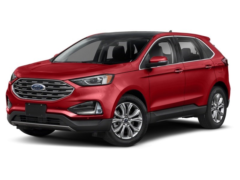 2022 Ford Edge Titanium | AWD | ROOF | HTD STR WHL | B&O | 20s Rapid Red Metallic Tinted Clearcoat  Shot 1