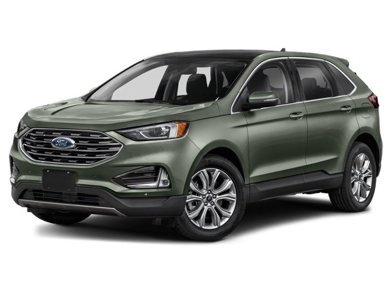 2022 Ford Edge Titanium AWD Forged Green Metallic  Shot 34
