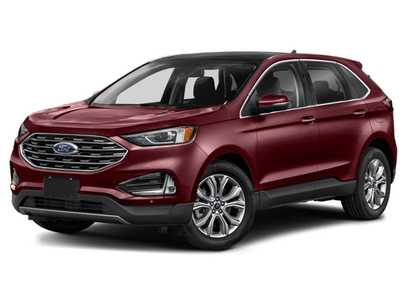 2022 Ford Edge Titanium AWD Burgundy Velvet Metallic Tinted Clearcoat  Shot 37