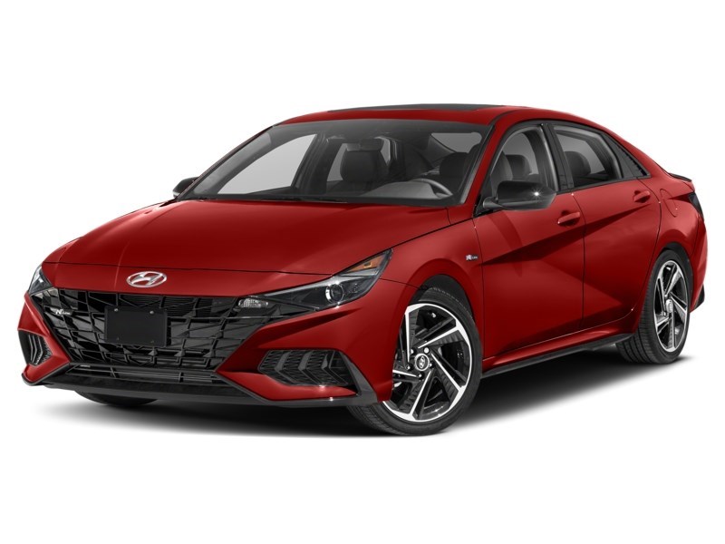 2021 Hyundai Elantra N Line DCT Fiery Red  Shot 15