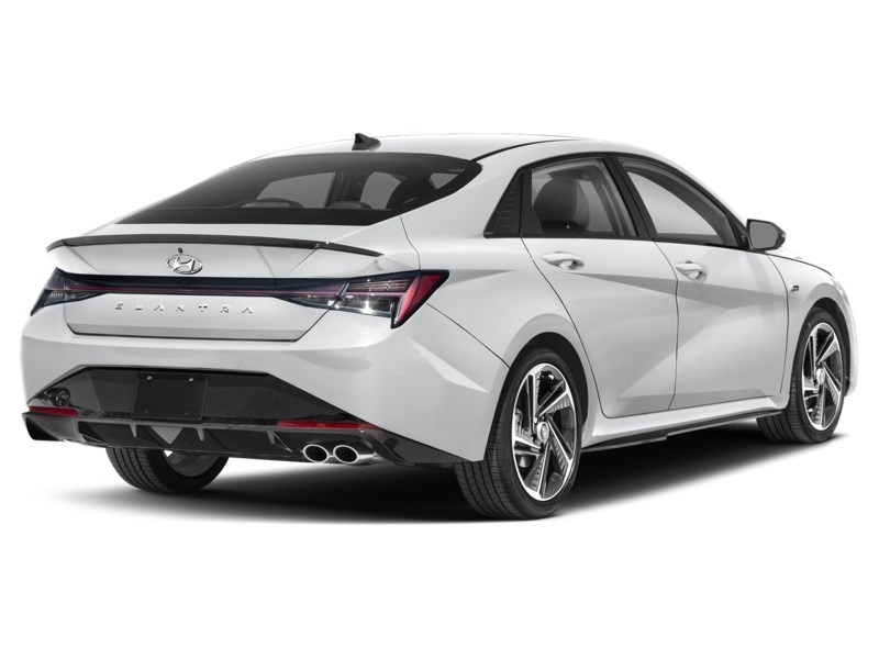 2021 Hyundai Elantra N Line DCT Polar White  Shot 2