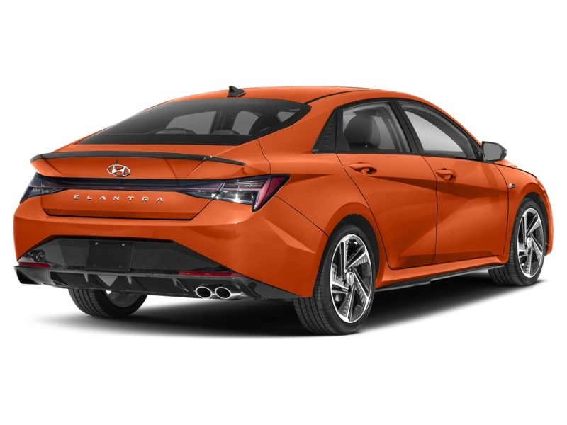 2021 Hyundai Elantra N Line DCT Lava Orange  Shot 32