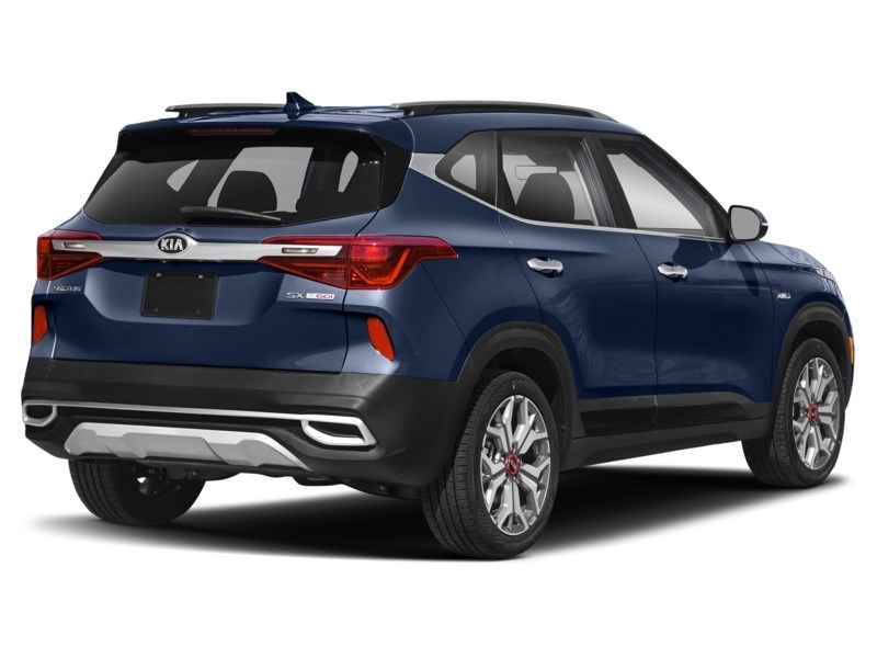 2021 Kia Seltos SX Turbo AWD Dark Ocean Blue  Shot 2