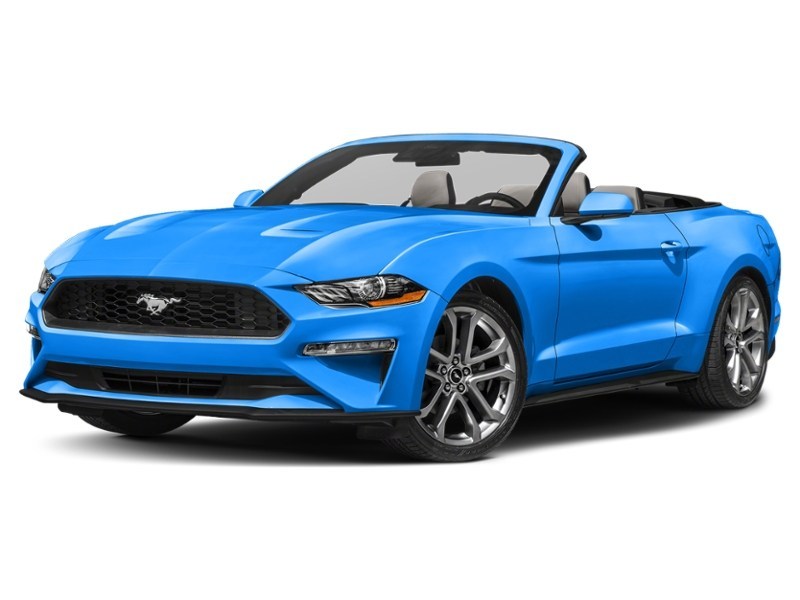 2022 Ford Mustang EcoBoost Convertible Grabber Blue Metallic  Shot 7