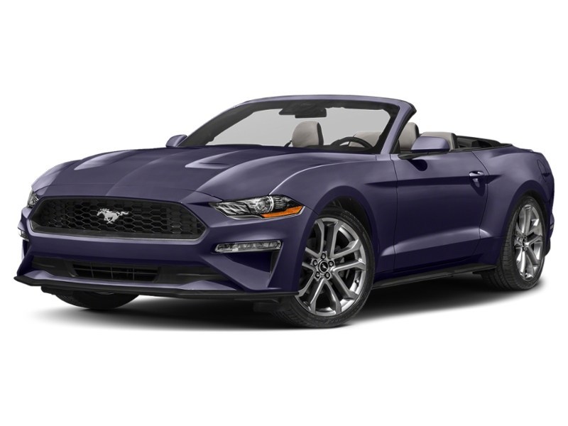 2022 Ford Mustang EcoBoost Convertible Mischievous Purple Metallic  Shot 45