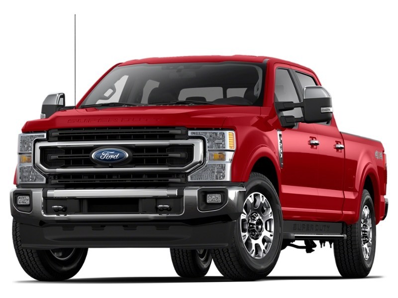 2022 Ford Super Duty F-350 SRW King Ranch 4WD Crew Cab 6.75' Box Rapid Red Metallic Tinted Clearcoat  Shot 10