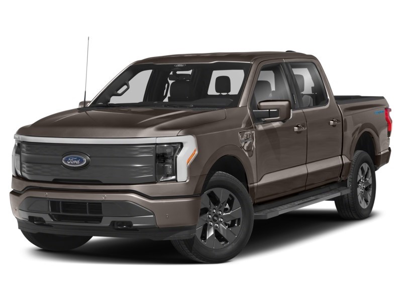 2023 Ford F-150 Lightning LARIAT 4WD SuperCrew 5.5' Box Stone Grey Metallic  Shot 16