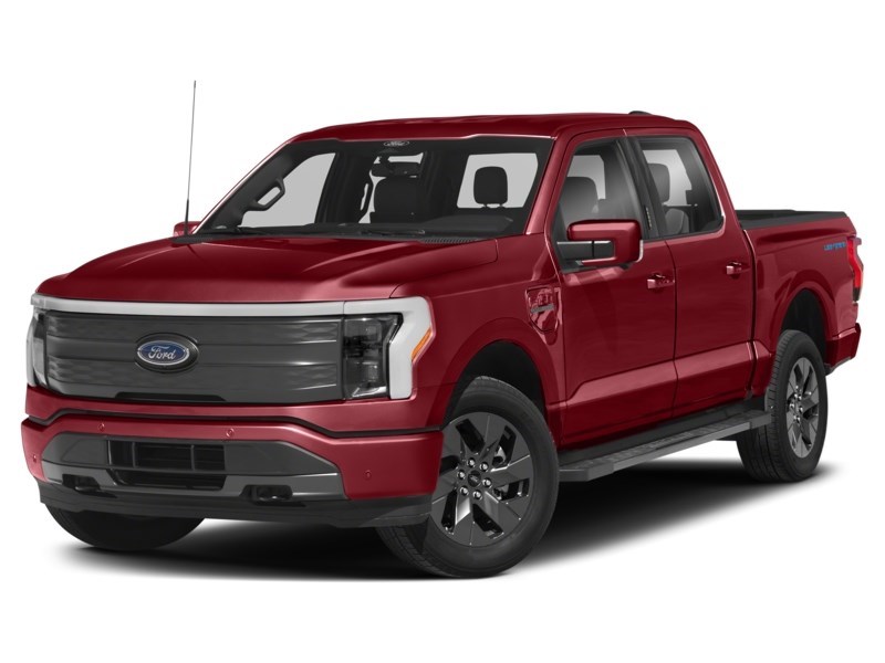 2023 Ford F-150 Lightning LARIAT 4WD SuperCrew 5.5' Box Rapid Red Metallic Tinted Clearcoat  Shot 19
