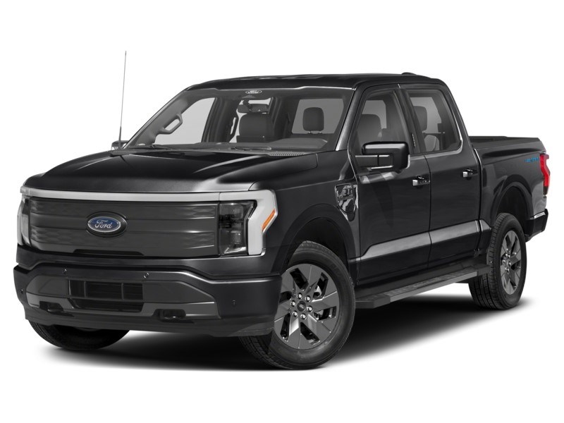 2023 Ford F-150 Lightning LARIAT 4WD SuperCrew 5.5' Box Agate Black Metallic  Shot 52
