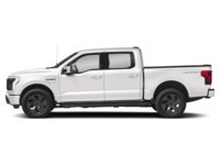 2023 Ford F-150 Lightning LARIAT 4WD SuperCrew 5.5' Box Star White Metallic Tri-Coat  Shot 9