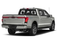 2023 Ford F-150 Lightning LARIAT 4WD SuperCrew 5.5' Box Iconic Silver Metallic  Shot 2