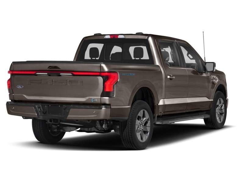 2023 Ford F-150 Lightning LARIAT 4WD SuperCrew 5.5' Box Stone Grey Metallic  Shot 18