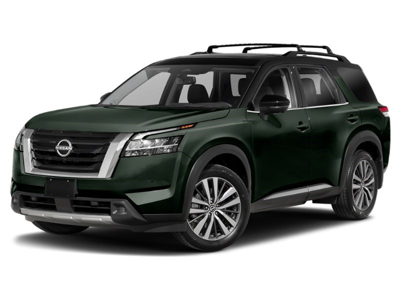 2022 Nissan Pathfinder Platinum 4WD Obsidian-Green Pearl/Super Black  Shot 10