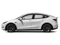 2023 Tesla Model Y Long Range AWD Pearl White Multi-Coat  Shot 3