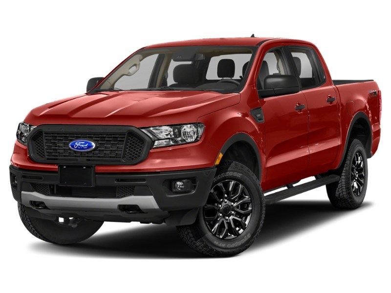 2023 Ford Ranger XLT 4WD SuperCrew 5' Box Hot Pepper Red Tinted Clearcoat Metallic  Shot 19