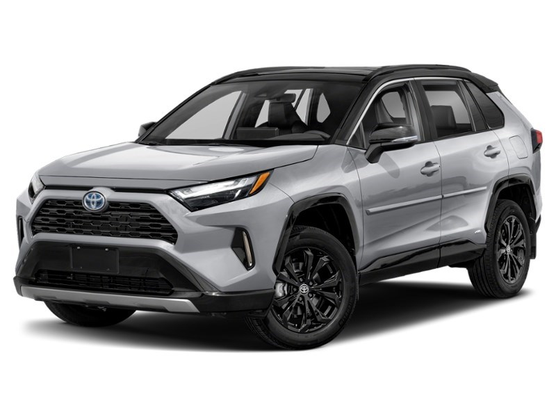2023 Toyota RAV4 Hybrid Hybrid XSE AWD Silver Sky Metallic w/Black Roof  Shot 4