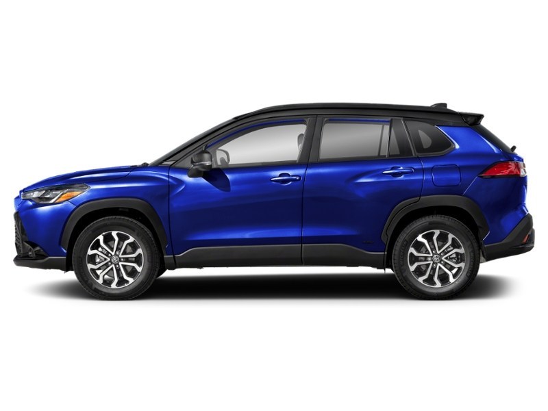 2024 Toyota Corolla Cross Hybrid Hybrid SE AWD Blue Crush Metallic w/Black Roof  Shot 21