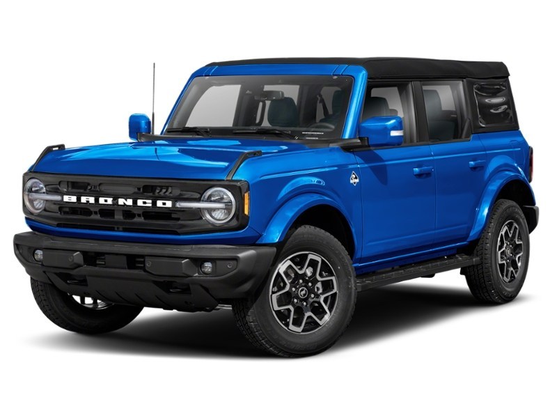 2024 Ford Bronco Outer Banks | 4X4 | 2.7L | HIGH/LUX PKG | HARD TOP Velocity Blue Metallic  Shot 4