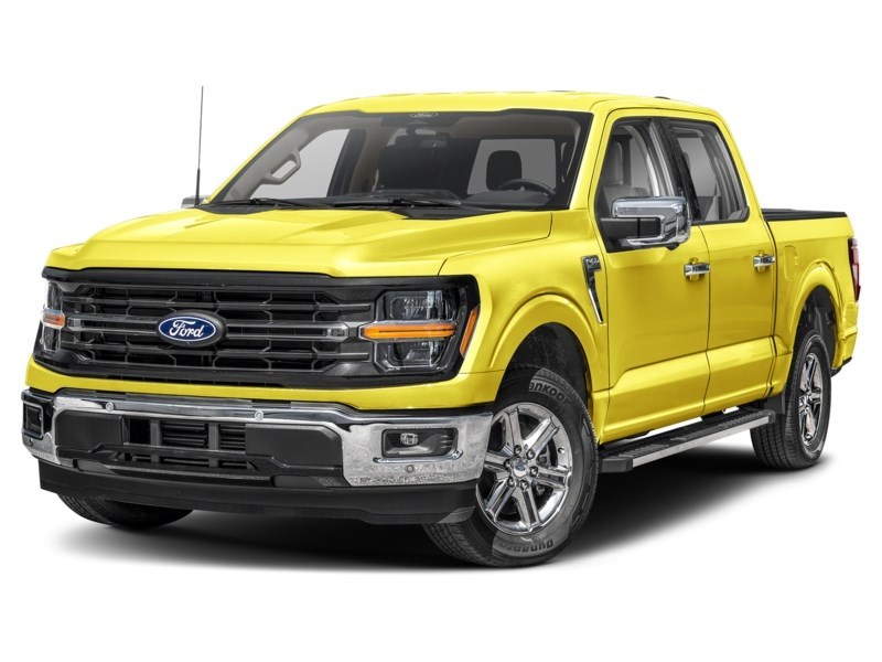 2024 Ford F-150 XLT 4WD SuperCrew 5.5' Box Yellow  Shot 5