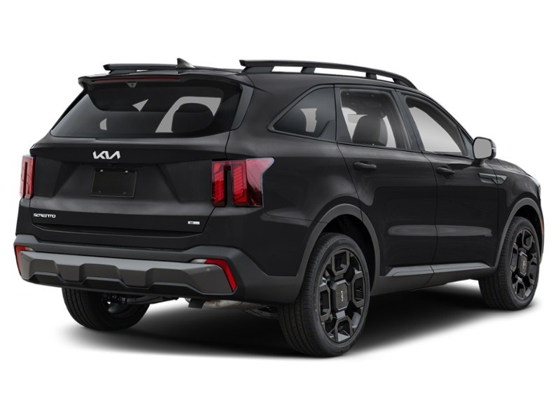 2025 Kia Sorento X-Line Limited AWD w/Olive Brown Interior Ebony Black  Shot 2