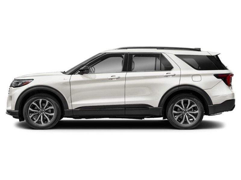 2026 Ford Explorer ST-Line 4WD Star White Metallic Tri-Coat  Shot 3