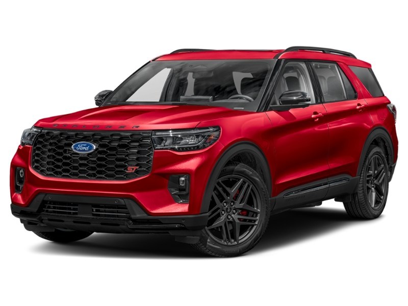 2025 Ford Explorer ST 4WD Rapid Red Metallic Tinted Clearcoat  Shot 7