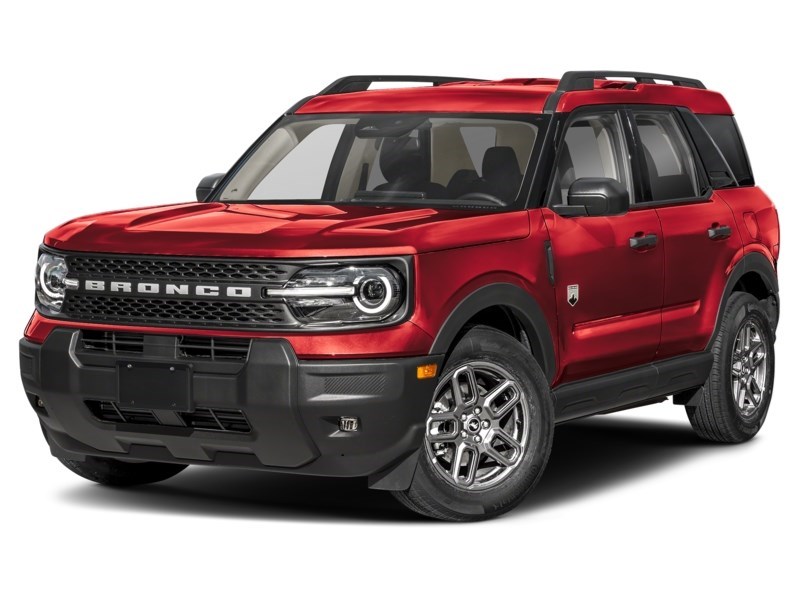 2026 Ford Bronco Sport Big Bend 4x4 Ruby Red Metallic Tinted Clearcoat  Shot 4