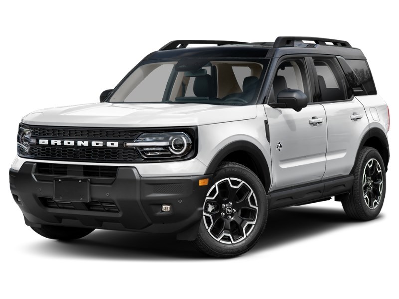 2026 Ford Bronco Sport Outer Banks 4x4 Space White Metallic  Shot 4