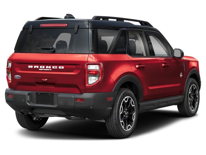 2026 Ford Bronco Sport Outer Banks 4x4 Ruby Red Metallic Tinted Clearcoat  Shot 6