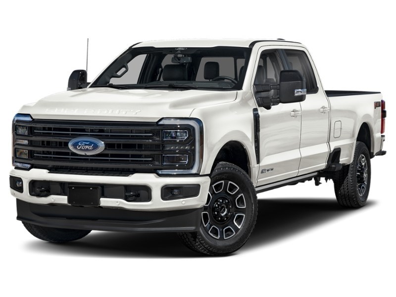 2026 Ford F-350 Platinum 4WD Crew Cab 8' Box Star White Metallic Tri-Coat  Shot 1