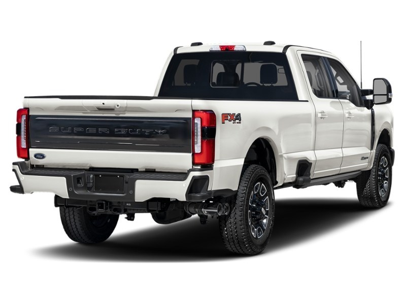2026 Ford F-350 Platinum 4WD Crew Cab 8' Box Star White Metallic Tri-Coat  Shot 2