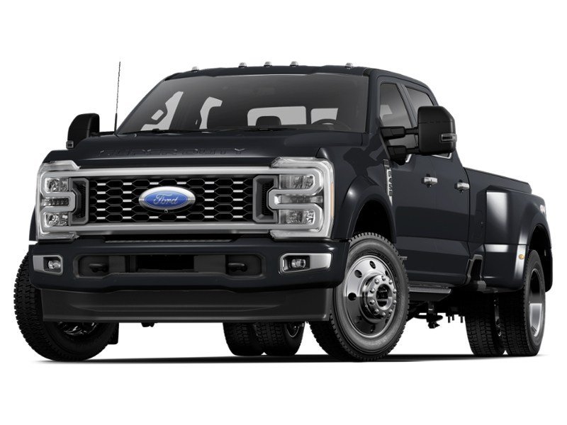2025 Ford Super Duty F-450 DRW Platinum 4WD Crew Cab 8' Box Agate Black Metallic  Shot 1