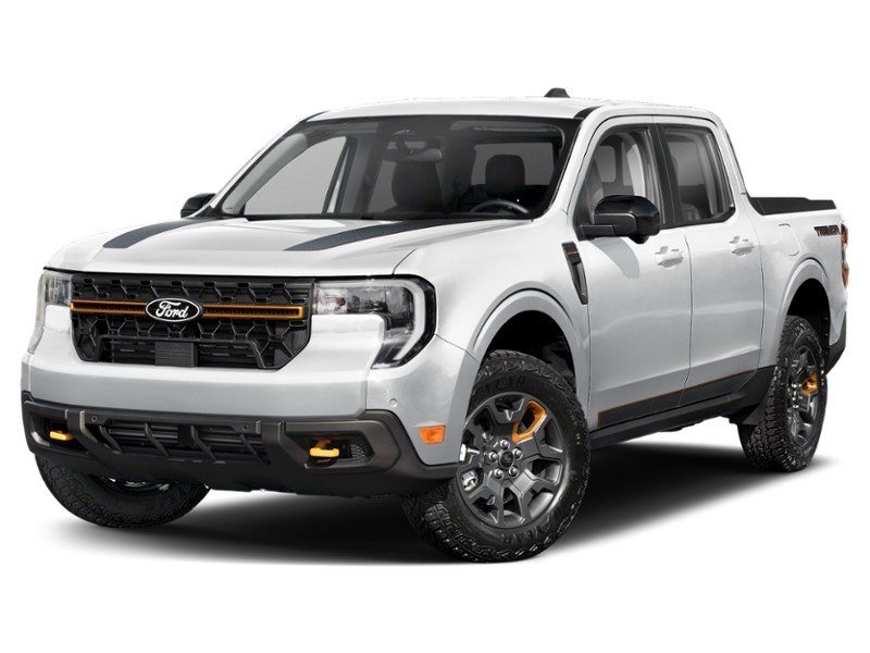 2026 Ford Maverick Tremor AWD SuperCrew Space White Metallic  Shot 4