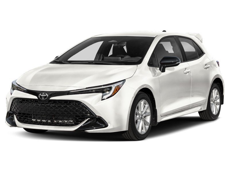 2027 Toyota Corolla Hatchback CVT SE PLUS White  Shot 4