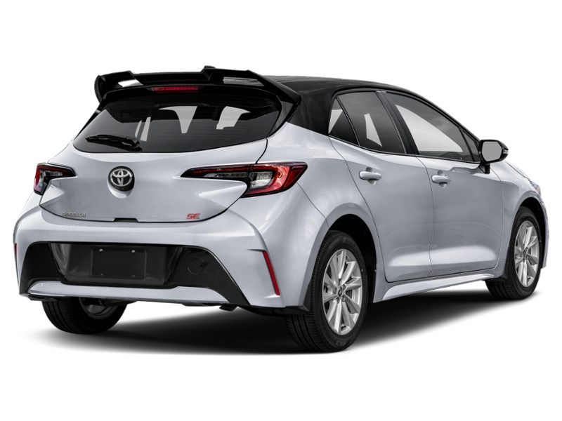 2027 Toyota Corolla Hatchback CVT Classic Silver Metallic w/Black Roof  Shot 12
