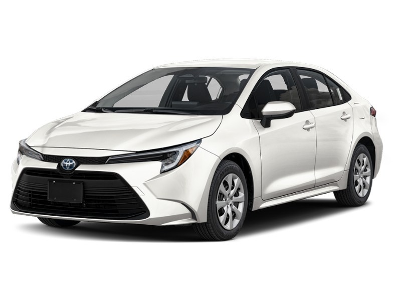 2026 Toyota Corolla Hybrid Hybrid LE CVT AWD White  Shot 4