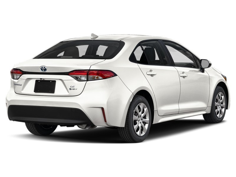 2026 Toyota Corolla Hybrid Hybrid LE CVT AWD White  Shot 6