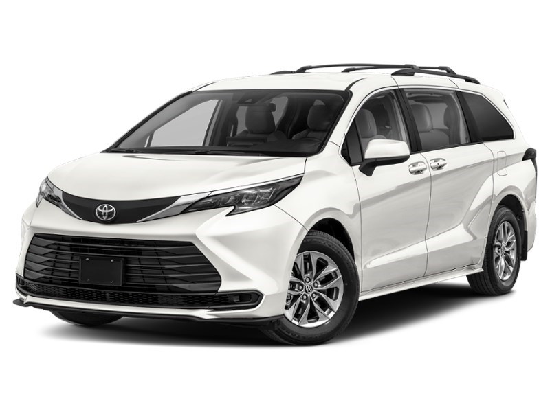2026 Toyota Sienna LE 8-Passenger AWD White  Shot 4